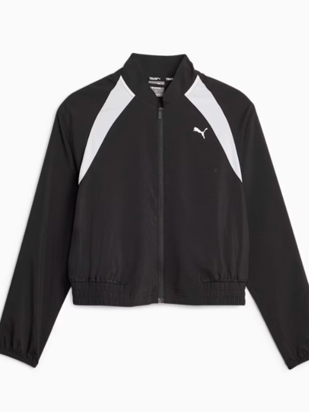 PUMA Fit Cropped Zip-Up Training Jacket Womens Size M